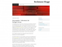 beckmann.wordpress.com Webseite Vorschau