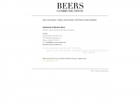 beers-communication.com Webseite Vorschau