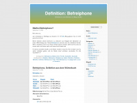 befreiphone2008.wordpress.com Webseite Vorschau