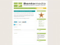 bentomedia.wordpress.com Webseite Vorschau