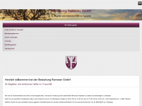 bestattung-ramoser.com Webseite Vorschau