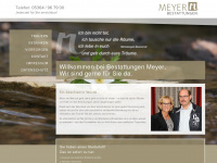 bestattungen-meyer.com Webseite Vorschau