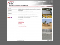 beton-experten-center.com Webseite Vorschau