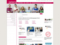 bfw-peters.com Webseite Vorschau