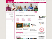 bfw-peters.info Webseite Vorschau