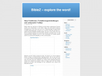 biblez.wordpress.com Webseite Vorschau