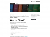 bibliott.wordpress.com Webseite Vorschau