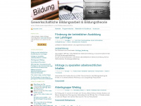 bildungsarbeit.wordpress.com Webseite Vorschau