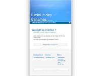 bimini.wordpress.com Webseite Vorschau