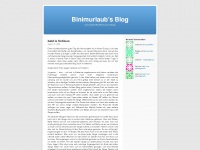 binimurlaub.wordpress.com Webseite Vorschau