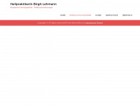 birgit-lehmann.info Webseite Vorschau