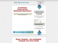 neue-sprache-lernen.info Webseite Vorschau
