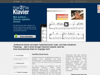 how2play-klavier.com Webseite Vorschau