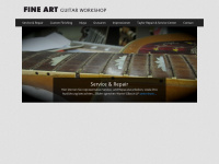 fineart-guitar-workshop.de Webseite Vorschau
