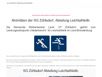 sgzuehlsdorf-leichtathletik.de Webseite Vorschau