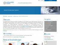 dcs.univie.ac.at Webseite Vorschau