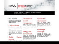irss-usa.org Webseite Vorschau
