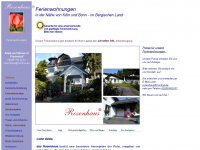 rosenhaus-ferienwohnungen.de Webseite Vorschau