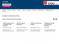 cdu-appen.de Webseite Vorschau