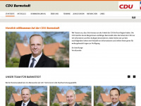 cdu-barmstedt.de Webseite Vorschau