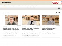 cdu-hasloh.de Webseite Vorschau