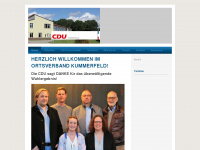 cdu-kummerfeld.de Webseite Vorschau