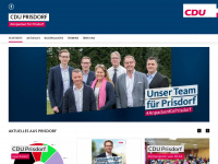cdu-prisdorf.de Webseite Vorschau