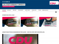 cdu-tornesch.de Webseite Vorschau