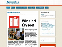 elyseevertrag.wordpress.com Webseite Vorschau