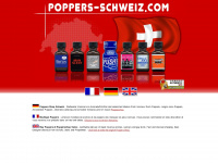 poppers-schweiz.com Webseite Vorschau