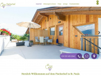 fischerhof.it Webseite Vorschau