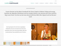 garni-ganthaler.it Webseite Vorschau