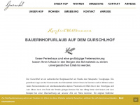 gurschlhof.it Webseite Vorschau