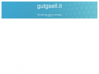gutgsell.it Webseite Vorschau