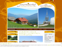 innermitterhof.it Webseite Vorschau