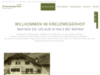 kreuzwegerhof-nals.it Webseite Vorschau