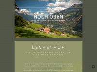 lechenhof.it Webseite Vorschau