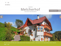 melcherhof.it Webseite Vorschau