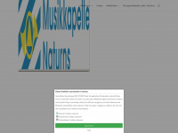 musikkapelle-naturns.it Webseite Vorschau