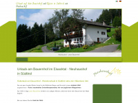 neuhaushof.it Webseite Vorschau
