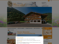 pension-wiesenhof.it Webseite Vorschau