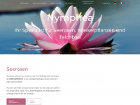 nymphea.eu Webseite Vorschau
