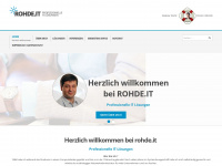 rohde-it.de Webseite Vorschau