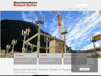 roland-gufler.it Webseite Vorschau