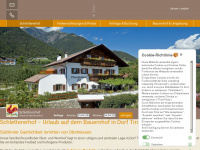 schlettererhof.it Webseite Vorschau