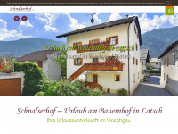 schnalserhof.it Webseite Vorschau