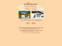 schneiderhof.it Webseite Vorschau
