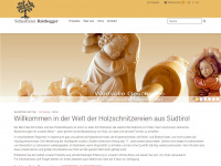 schnitzerei.it Webseite Vorschau