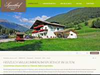 sporthof.it Webseite Vorschau