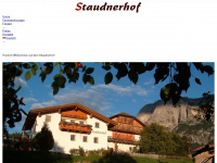 staudnerhof.it Webseite Vorschau